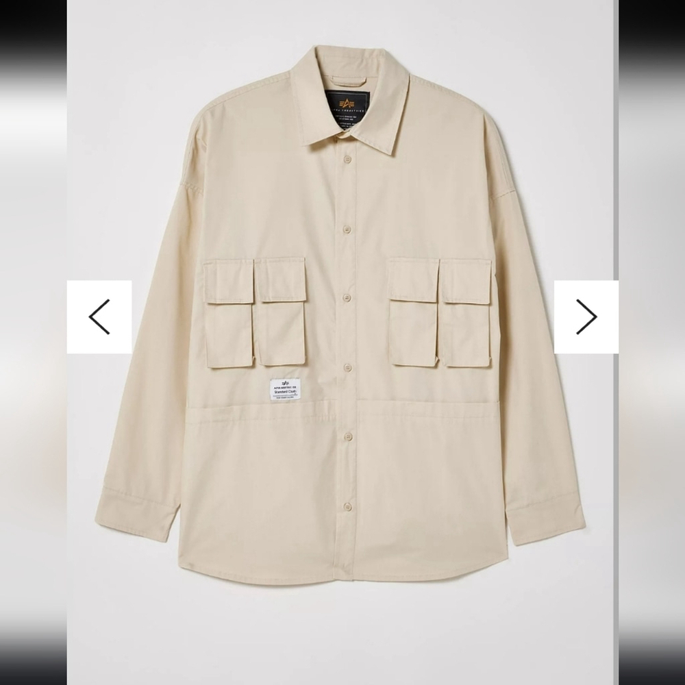 Nwot Alpha Industries X Standard Cloth Takibi men's oversized Shirt Large